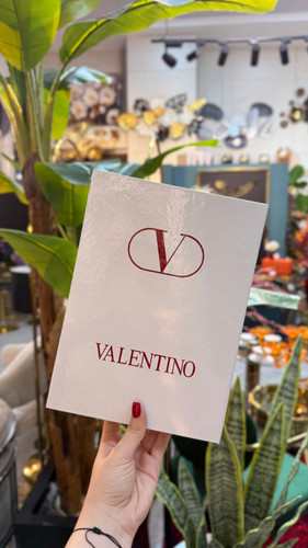 کتاب دکوراتیو سفید Valentino 2315