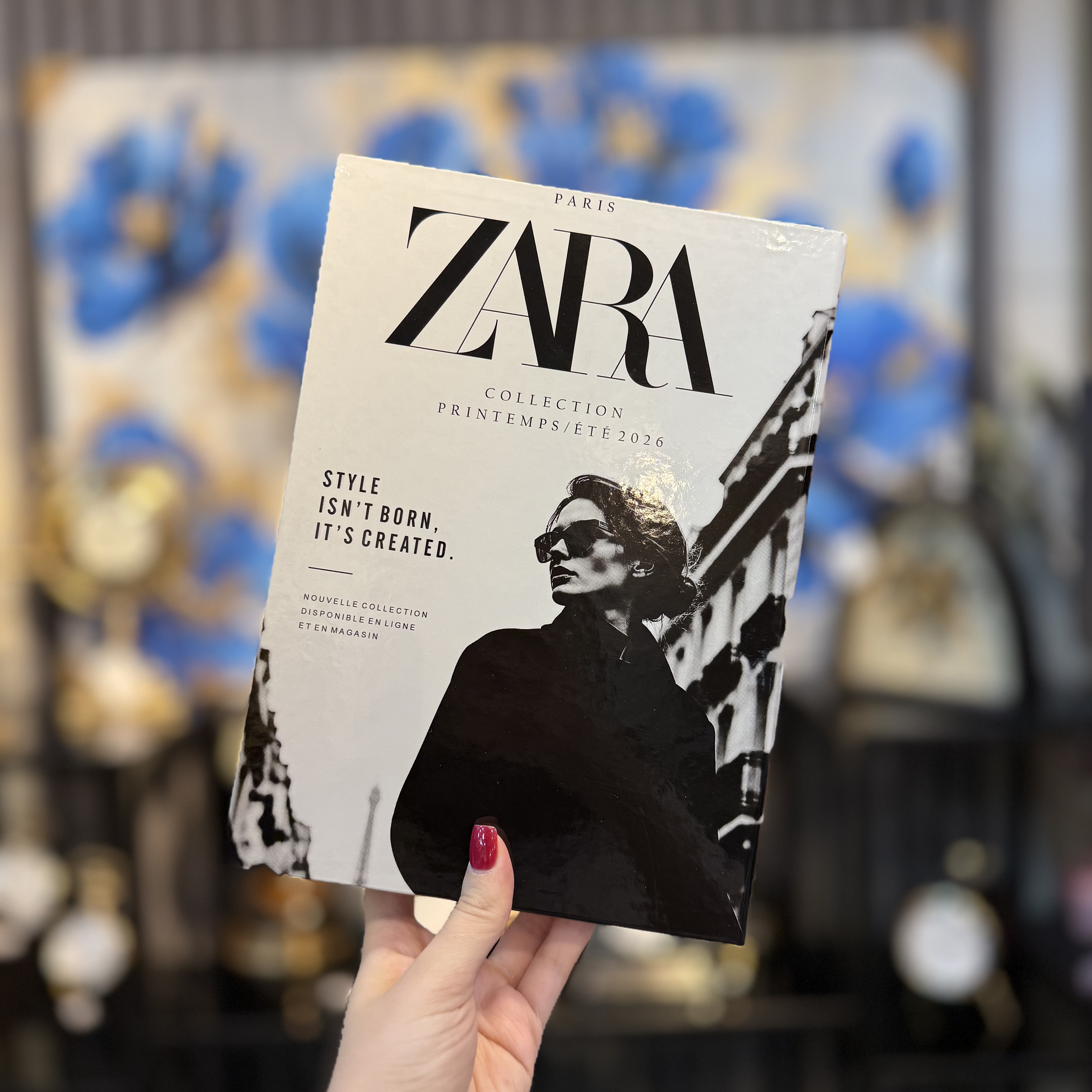 کتاب دکوراتیو سفید مشکی Zara 2459