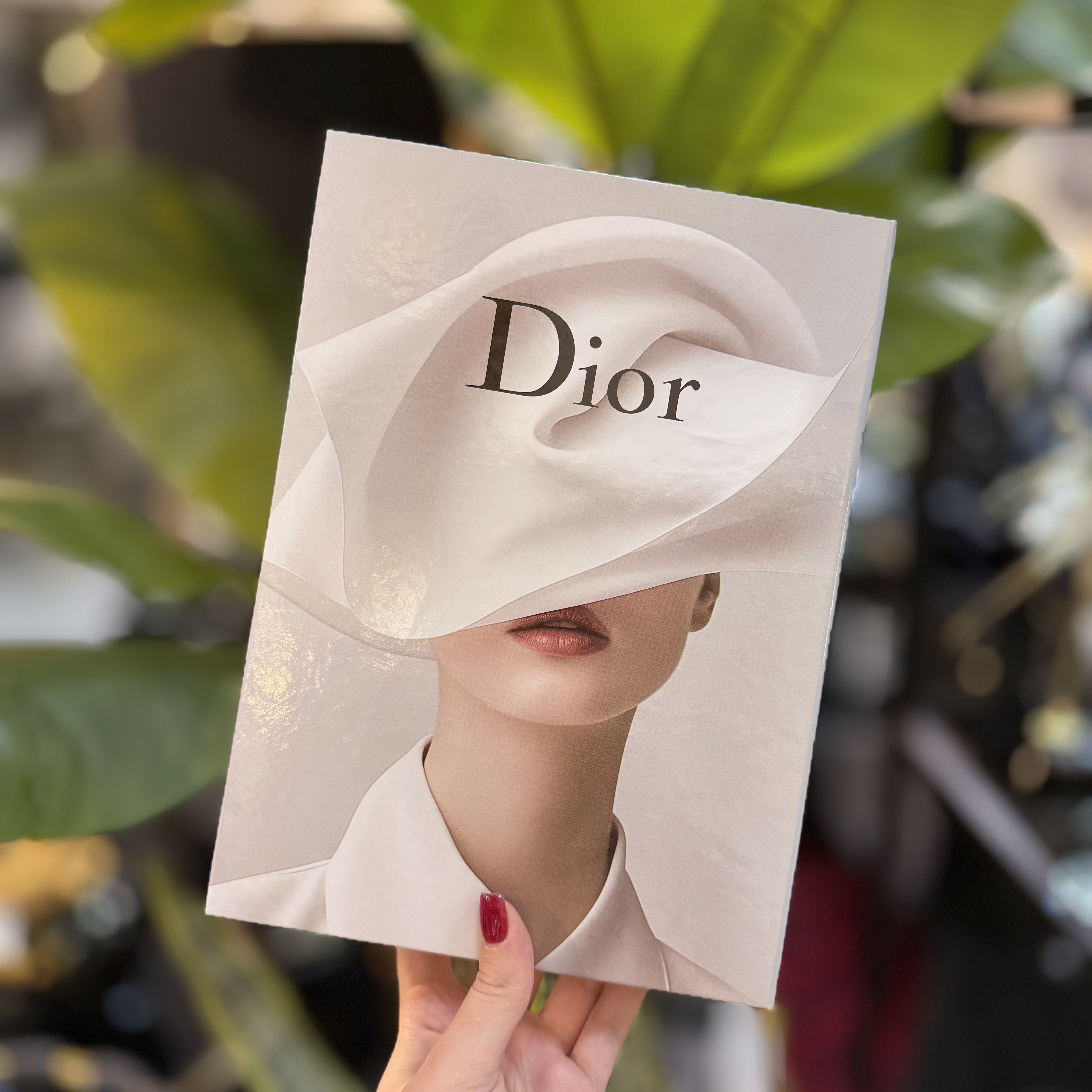 کتاب دکوراتیو دیور سفید christian Dior 2462